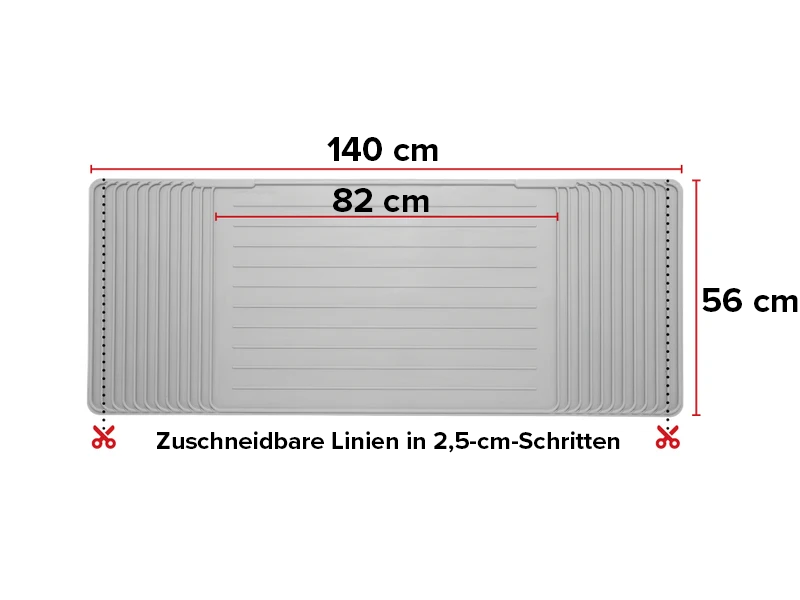 Zuschneidbare Schutzmatte für Abstellräume ClosetMat