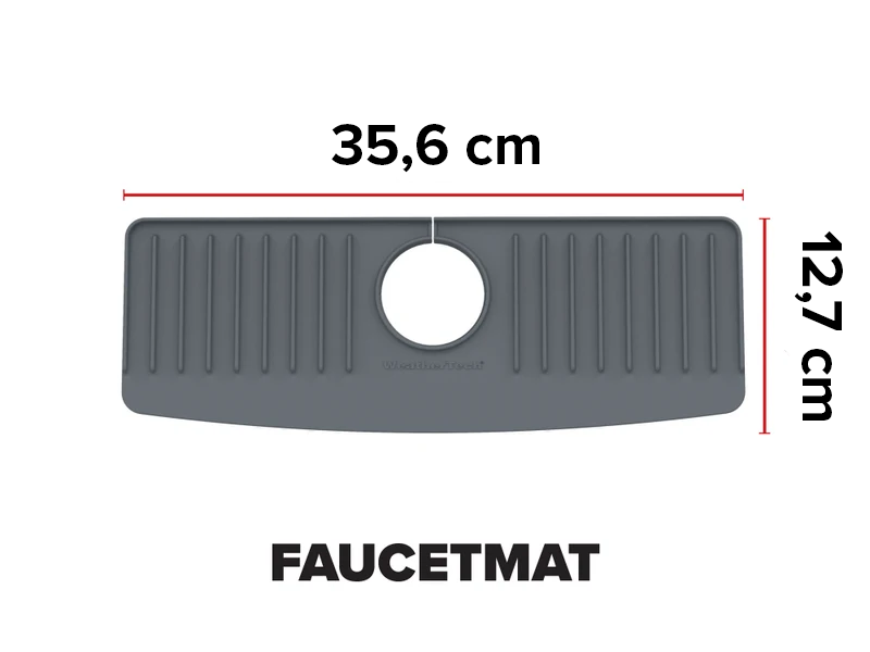 FaucetMat Dimensions