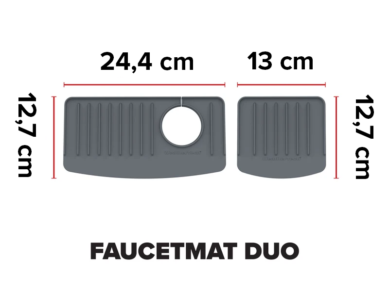 FaucetMat Duo Dimensions