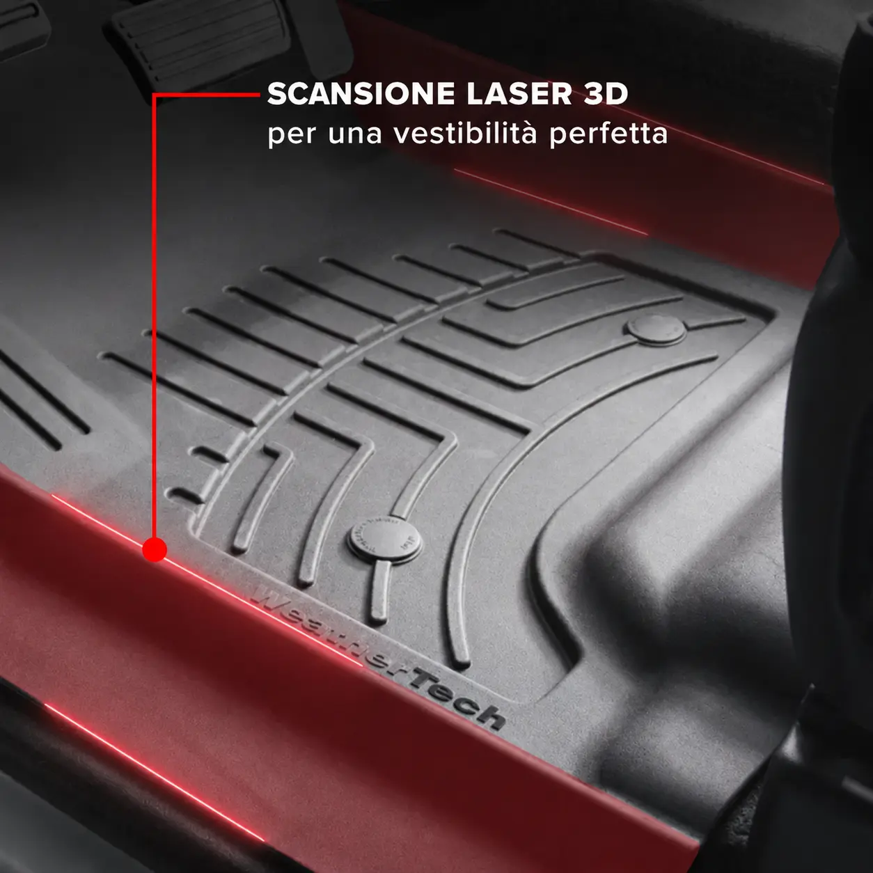 FloorLiner HP scansione laser 3D per una vestibilità perfetta