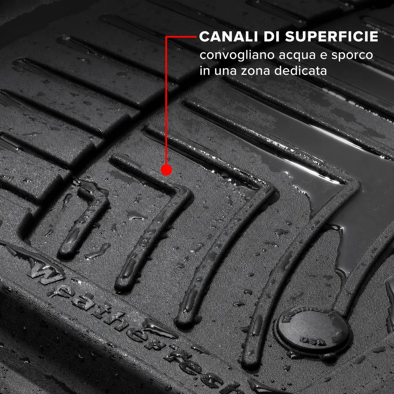 FloorLiner HP canali di superficie convogliano acqua e sporco